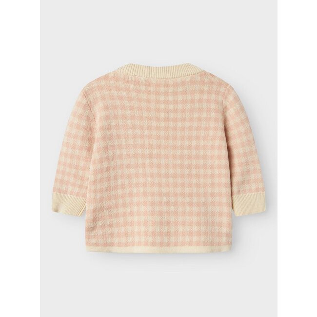 NBFNadie LS Loose Knit Cameo Rose