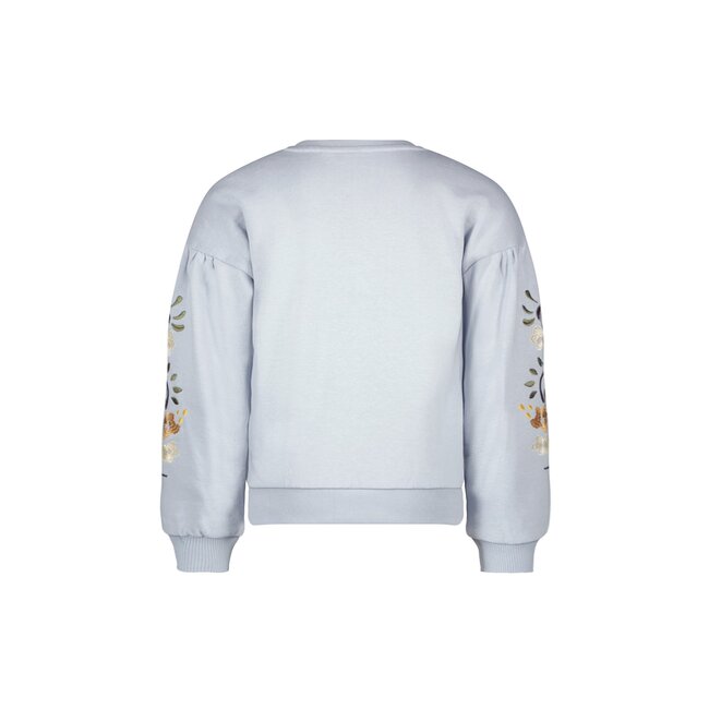 Danee Flo girls sweater with artwork 131 Ice blue