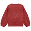 Openwork glitter jersey - 075 paprika
