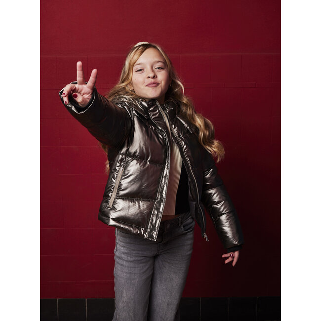 Metallic Jacket  Brown 2210 Pale Gold