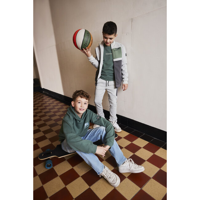 Oversized Hoodie Discover Green 9651 Dark Forest