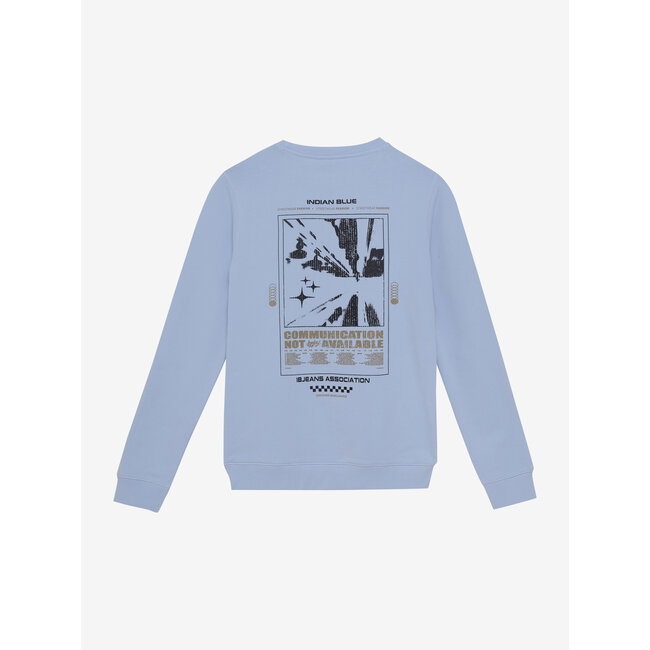 Sweater Backprint Blue 7031 Windsurfer