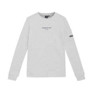 Indian Blue Jeans T-Shirt Longsleeve Sleeve Pkt Grey 1231 Light Grey Melange