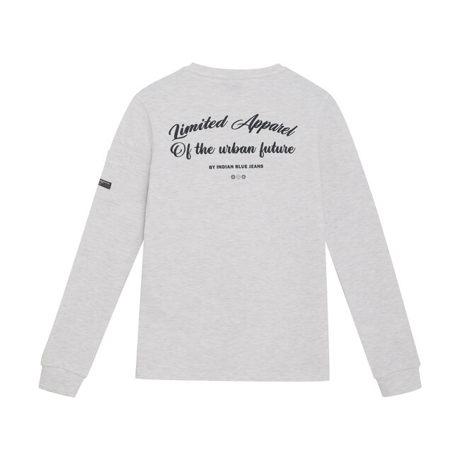 T-Shirt Longsleeve Sleeve Pkt Grey 1231 Light Grey Melange