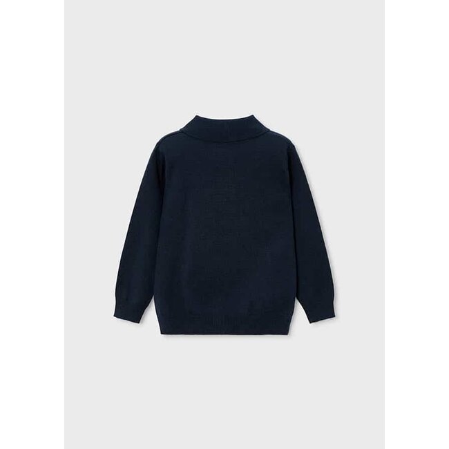 L/s knit polo                 27 Navy
