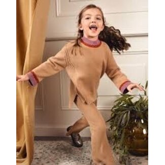 Abel and Lula Knit pants set - 007 Camel  -