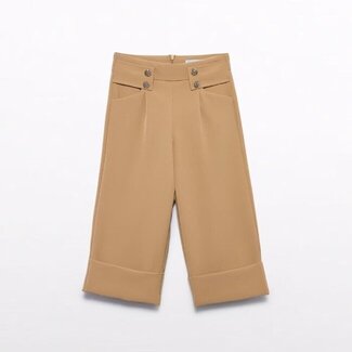 Abel and Lula Culotte crepe pants - Camel 007 -