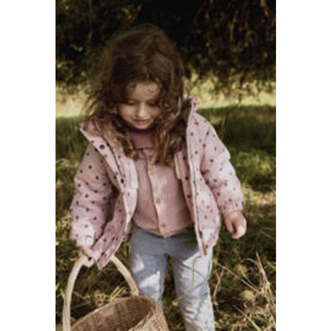 Nbflasnow05 Jkt Aop Fo Misty rosé/ladybug