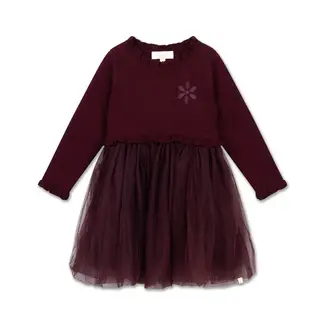 LRDM Julie Tutu Dress Burgundy
