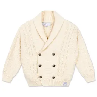 LRDM Alain Double breasted cardigan Sand