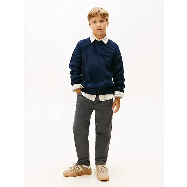 HALF CARDIGAN C-NECK, C1G Dark Night Navy