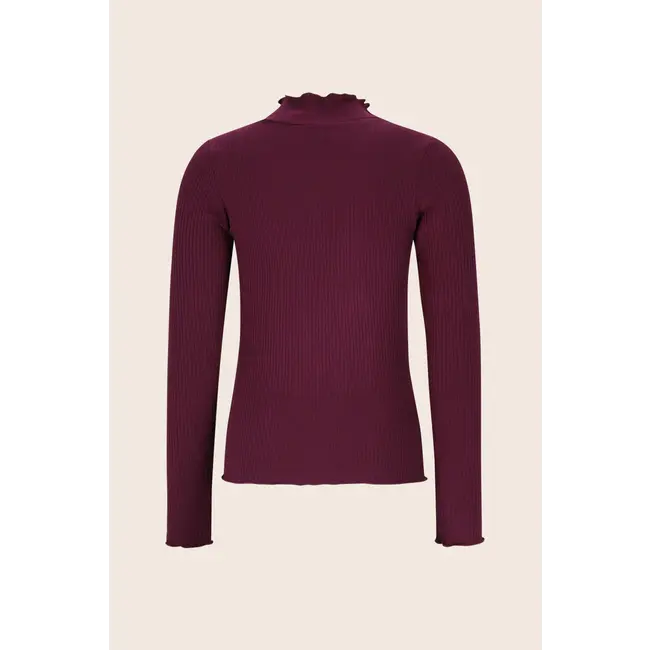 Eef Flo girls basic rib coll 615 Cherry