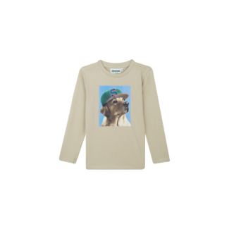 Someone T-shirt long sleeves JACKSON-SB-03-C BI BEIGE