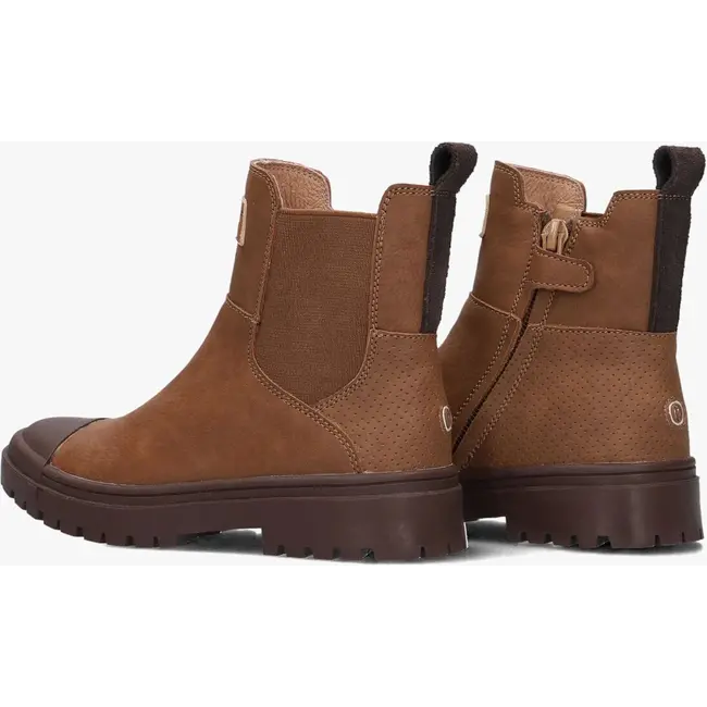 Cognac - Sneaker vacht klittenband -