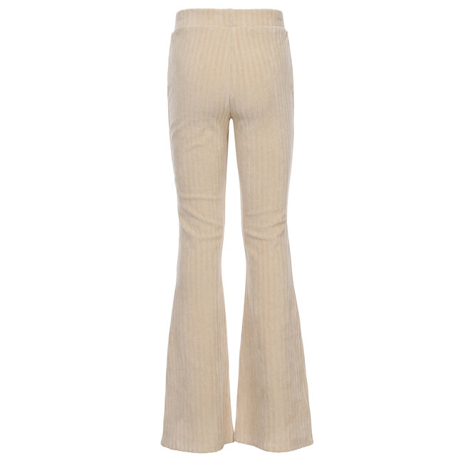 2532-7606-032 Little velvet rib flaire pants 32 soft sand