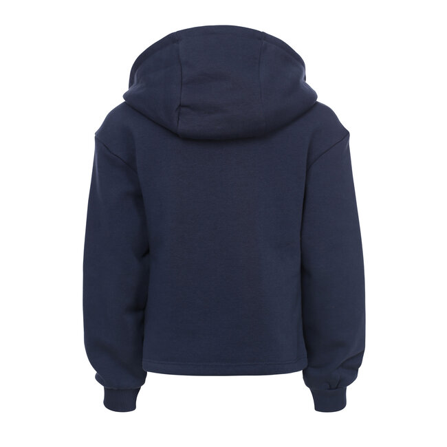 2532-7338-167 Little hooded sweater with ruffle 167 Dark blue