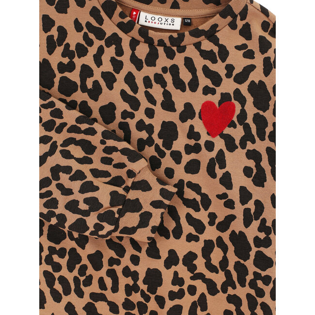 2532-7336-924 Little sweater 924 Leopard AO