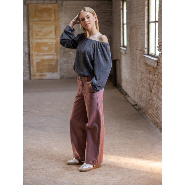 2532-5646-586 10Sixteen Colour Jeans 586 Mauve Blush