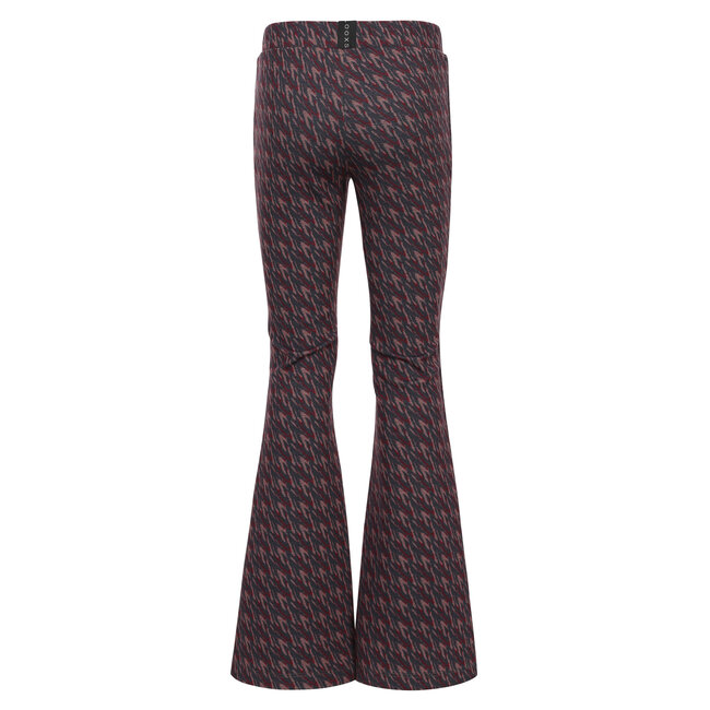 2532-5621-838 10Sixteen Printed Flare pants 838 Rose Camouflage