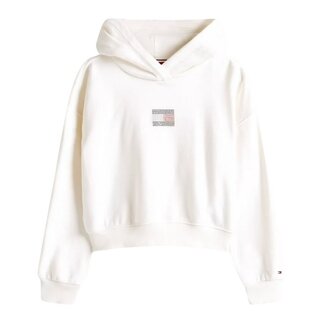 Tommy Hilfiger RHINE STONE FLAG HOO, YA8 Ivory Silk