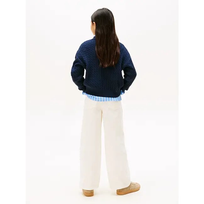 CABLE SWEATER, C1G Dark Night Navy