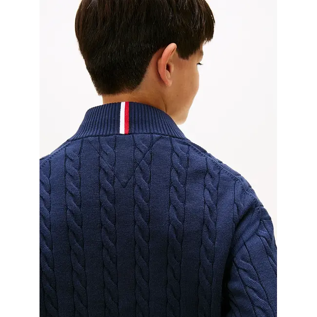 COTTON CABLE HALF ZI, C1G Dark Night Navy