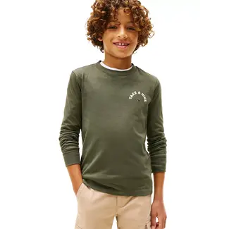 Tommy Hilfiger TAKE A HIKE PRINT TE, MRH Pewter Green