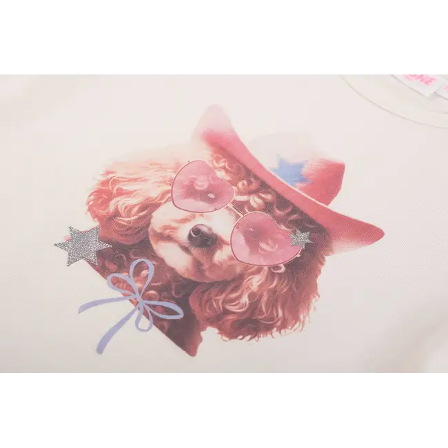 T-shirt long sleeves DAPHNE-SG-03-F DRE DARK ECRU