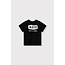 kids knitted foil logo t-shirt - 999 BLACK -