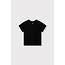 kids knitted foil logo t-shirt - 999 BLACK -