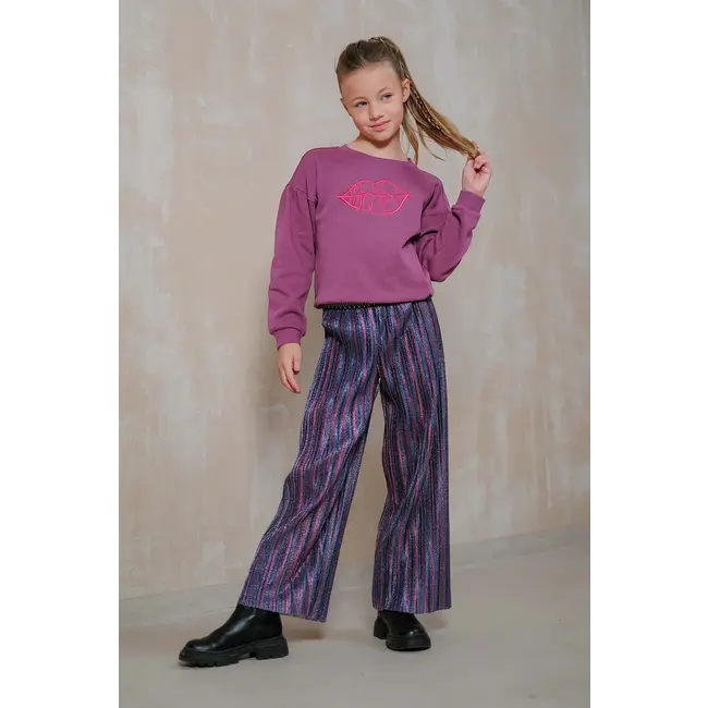 Folly Flo girls plissé glitter pant 999 Multi