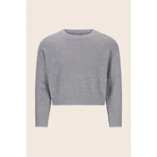 Like Flo Do Flo girls hairy glittter knit 820 Silver