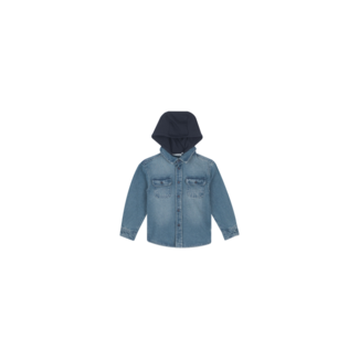 Someone Shirt long sleeves AWAITS-SB-22-C MDD MEDIUM DENIM