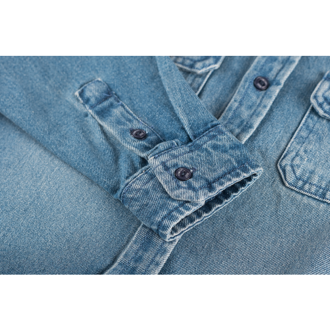 Shirt long sleeves AWAITS-SB-22-C MDD MEDIUM DENIM