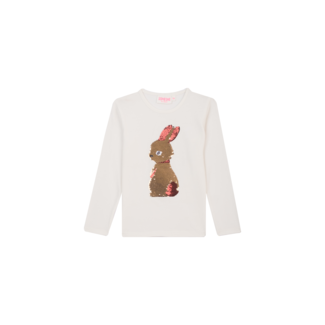 Someone T-shirt long sleeves AIDA-SG-03-H E ECRU