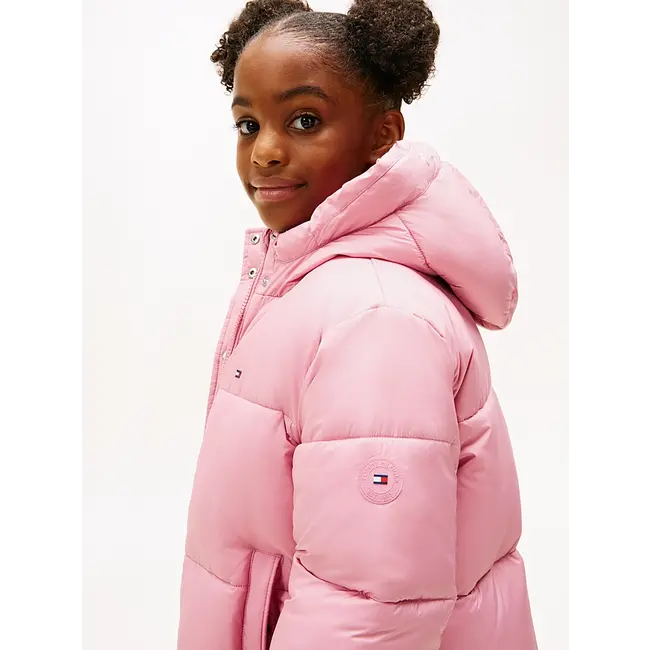 BRANDED PUFFER JACKE, THC Mystic Pink