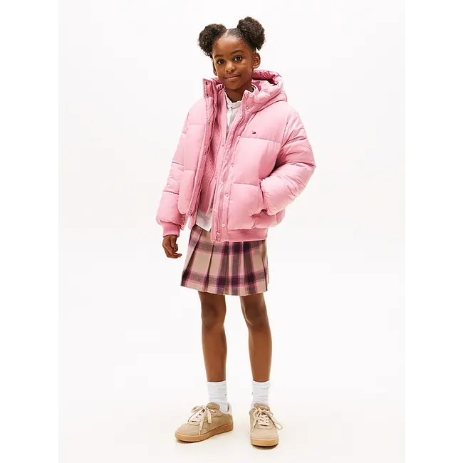 BRANDED PUFFER JACKE, THC Mystic Pink