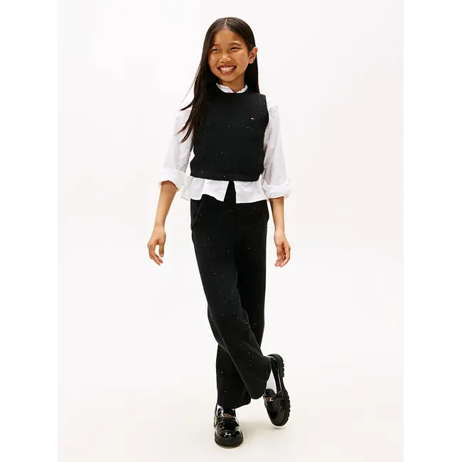 WIDE LEG SEQUINS SWE, BDS Black