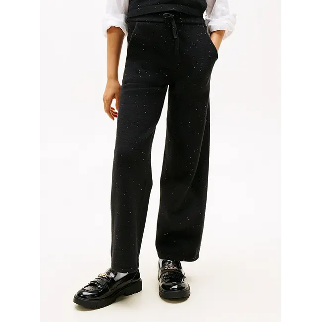 WIDE LEG SEQUINS SWE, BDS Black