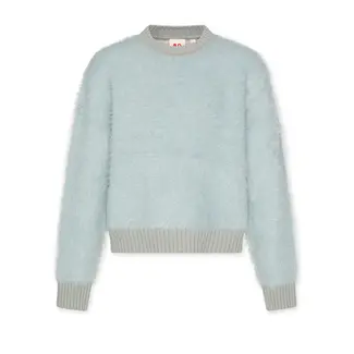 AO76 carla c-neck plain 000720 - ciel