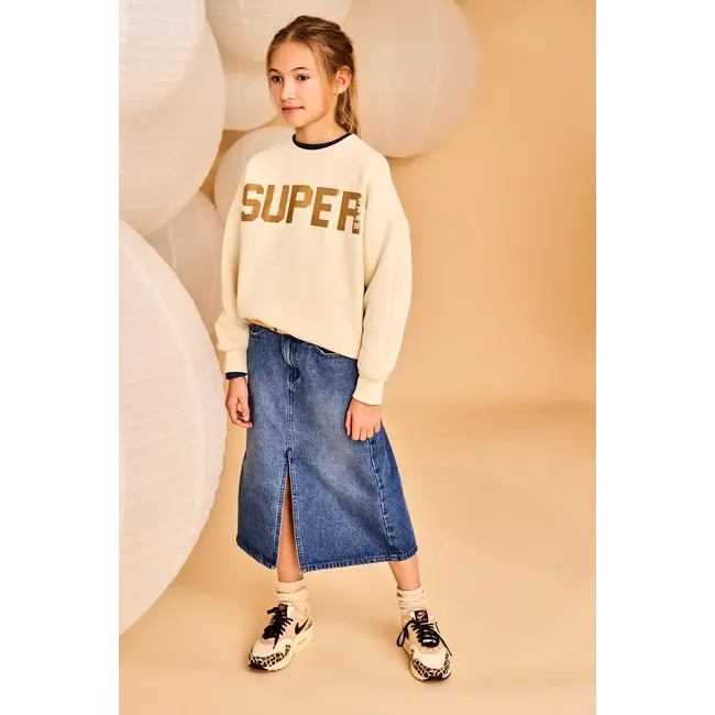 percy sweater big super 000904 - natural