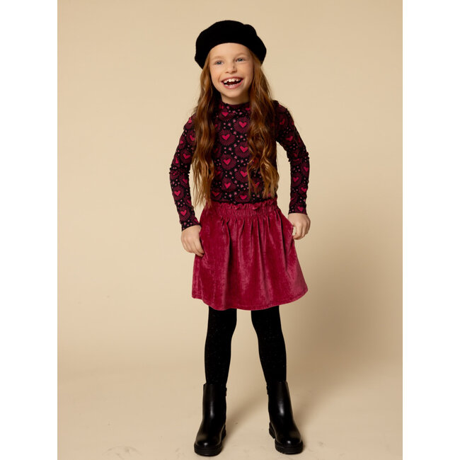 2533-7478-969 Little t-shirt lonsleeve 969 Boho Hearts