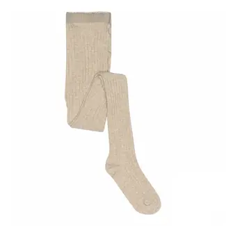 MP Denmark Cotton Rib Tights - Beige Melange 108