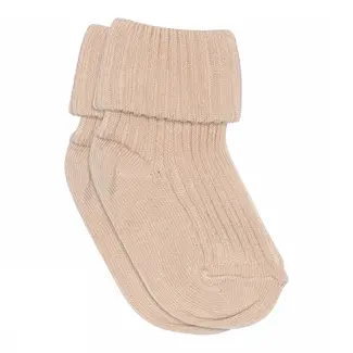 MP Denmark Cotton Rib Baby Socks/Rose Dust/853