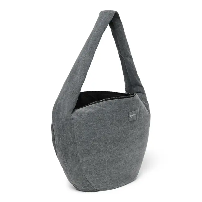 Denim Cross Body Bag Grey