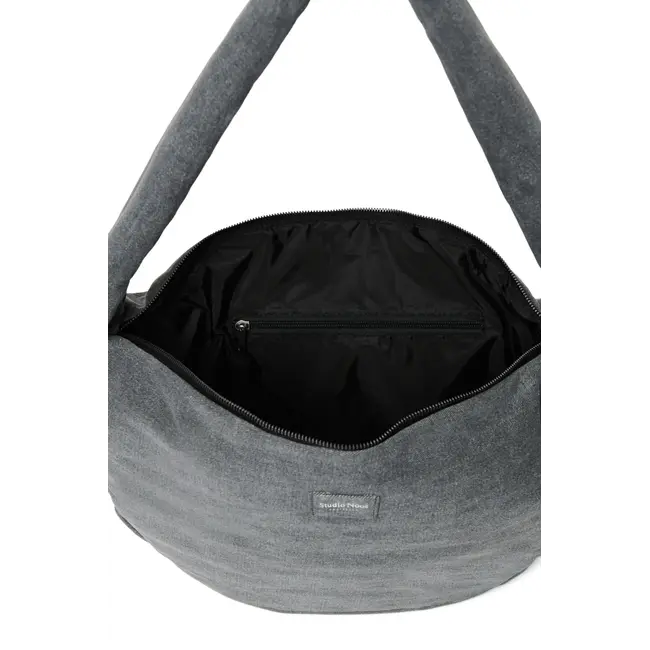 Denim Cross Body Bag Grey