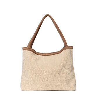 Studio Noos Ecru Lammy Teddy Mom Bag