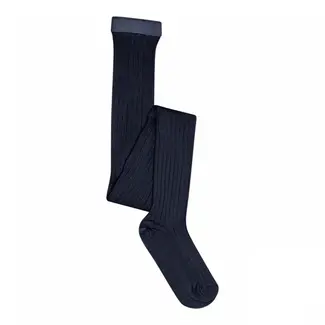 MP Denmark Cotton Rib Tights - Navy -807