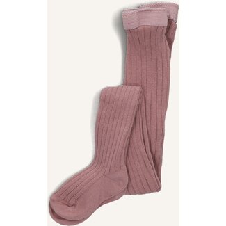 MP Denmark Cotton Rib Tights - Wood Rose 188