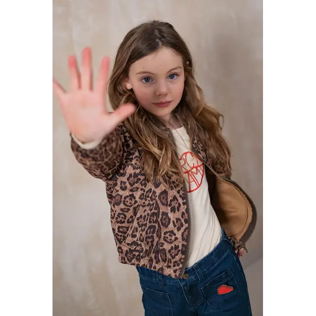 Diala Flo Girls Cardigan 900 Animal